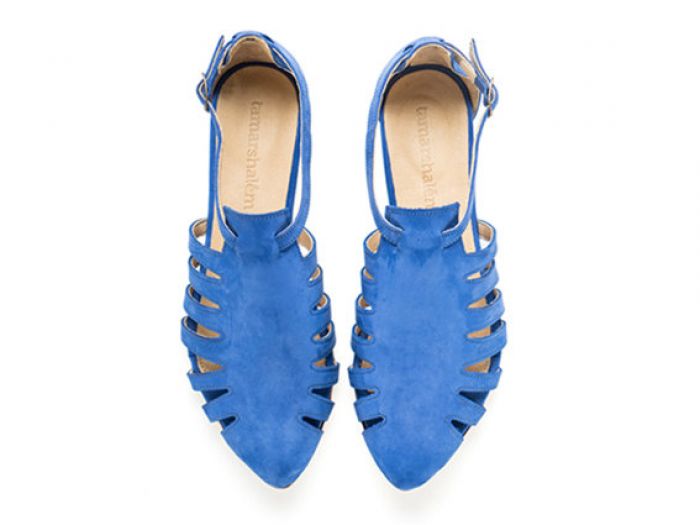 Royal blue shoes