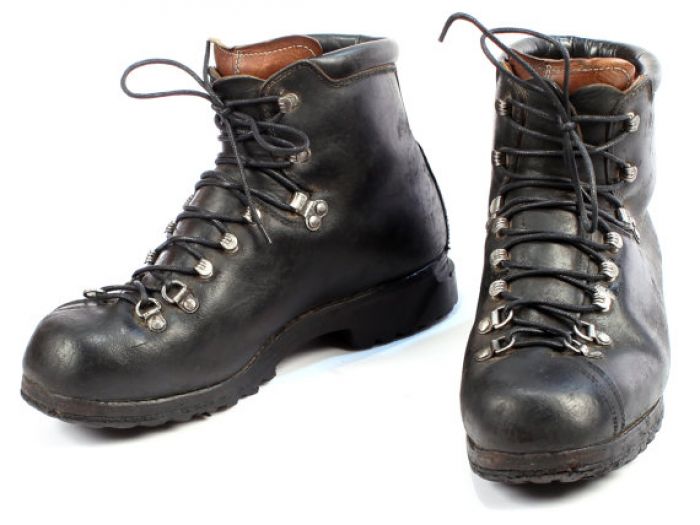 Black Military Mountain HIKING BOOTS